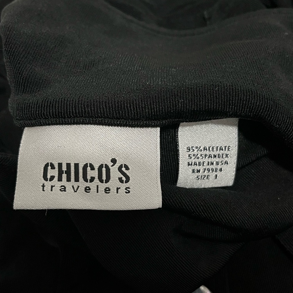 Chico’s Travelers Black Pants Sets - Picture 7 of 9